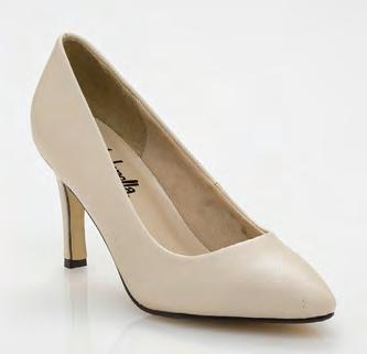75 GAGE A 2 kitten heel sling back pump with a new twist.