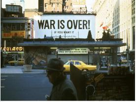 Yoko Ono and John Lennon War Is Over!
