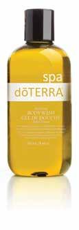 Pamper yourself with dōterra SPA dōterra SPA is a line of CPTG essential oil-infused products that provide an aromatic and pampering at-home spa experience.