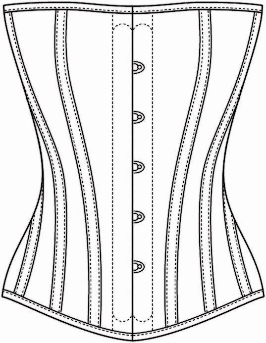 Unlike corsets which narrow from hip to ribs the waist cincher is 6-8 wide and sits on the waist area specifically.