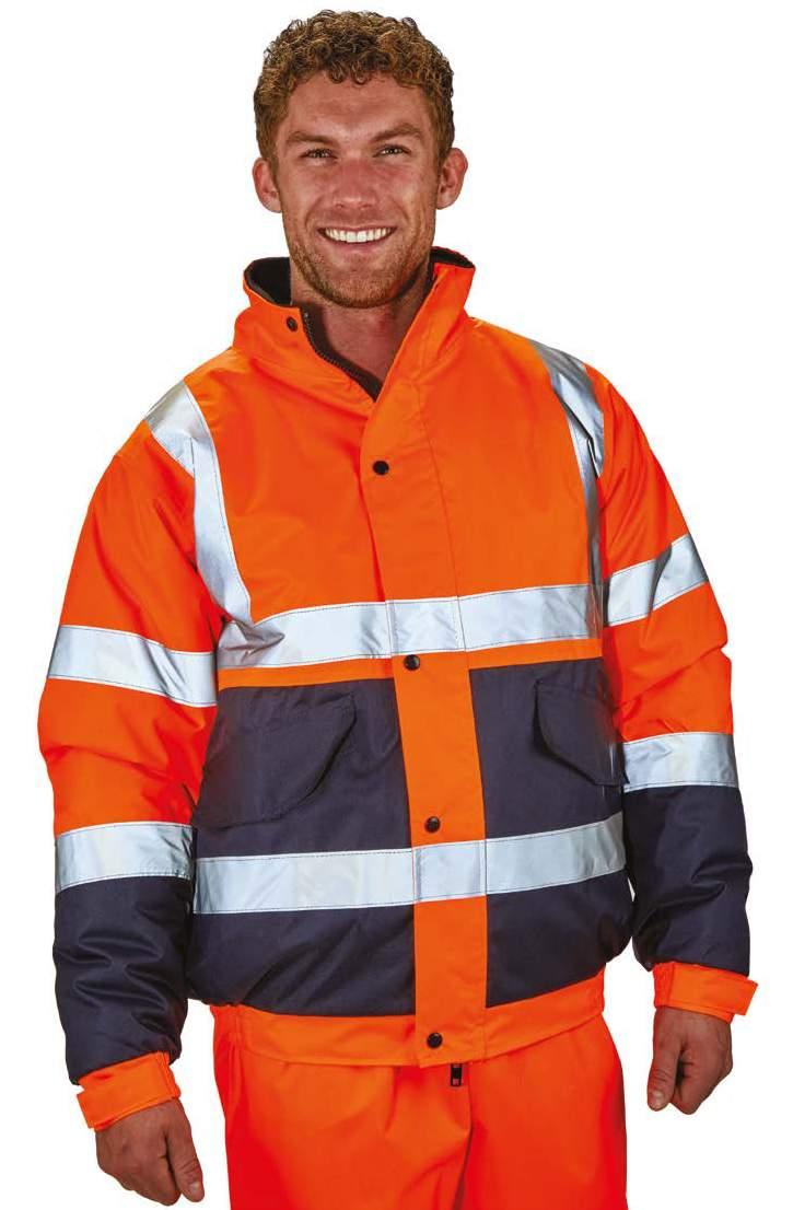HIGH VISIBILITY GARMENTS EN ISO 20471: 201 Class The highest level of conspicuity Minimum background material 0.