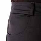 Rear patch pockets Hi-Tex11 215gm/6oz Polyester Cotton Flat front styling Food Service Bar Staff Food