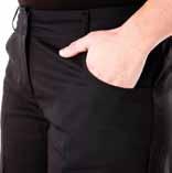 size 8 - size 30 Both mens and ladies trousers are stocked in Unhemmed 37 inside leg.