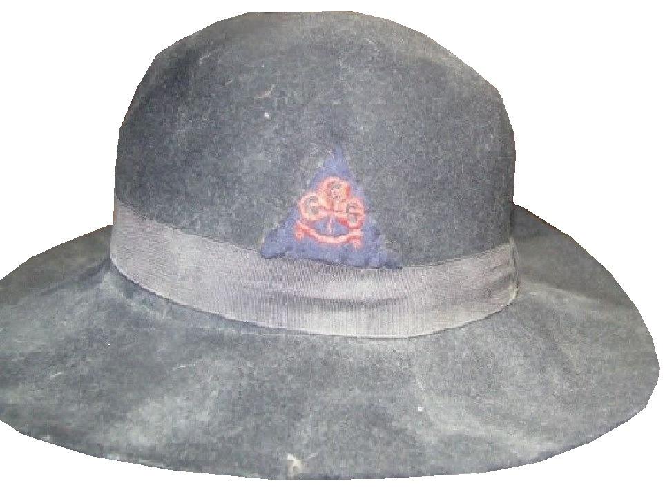 (added 1920) Skirt, Navy Blue, official design Hat, Navy Blue Felt, straight brim (until 1929) Hat, Navy Blue Felt, soft brim (added 1929) Wedge