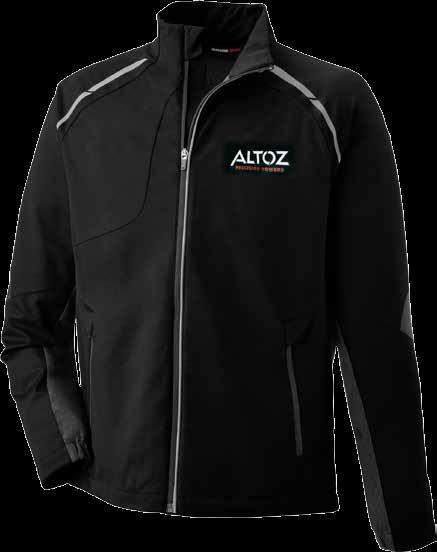 75 Hybrid Performance Jacket This lightweight 3-layer performance soft-shell is constructed of 100% polyester