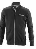 sweatshirt scania patch lars zip sweatshirt Regular fit classic sweatshirt. Embroidered Scania patch on chest. 100% cotton sweat.