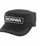 worker cap trucker cap Printed Scania logo patch on front and adjustable strap with metal logo buckle. 100% cotton twill.