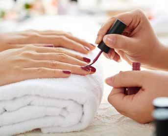 Hand & Feet Treatment Express Manicure Your nails are filed, shaped and buffed smooth then choose a shade in our collection to be applied for beautiful nails. 30 mins $40.