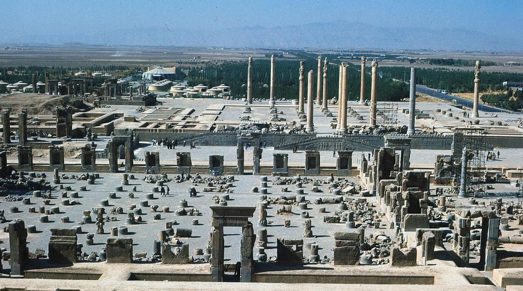 Darius I and Xerxes [successors of Cyrus] built Persepolis as a ceremonial and administrative complex between 521 and 465 BCE.