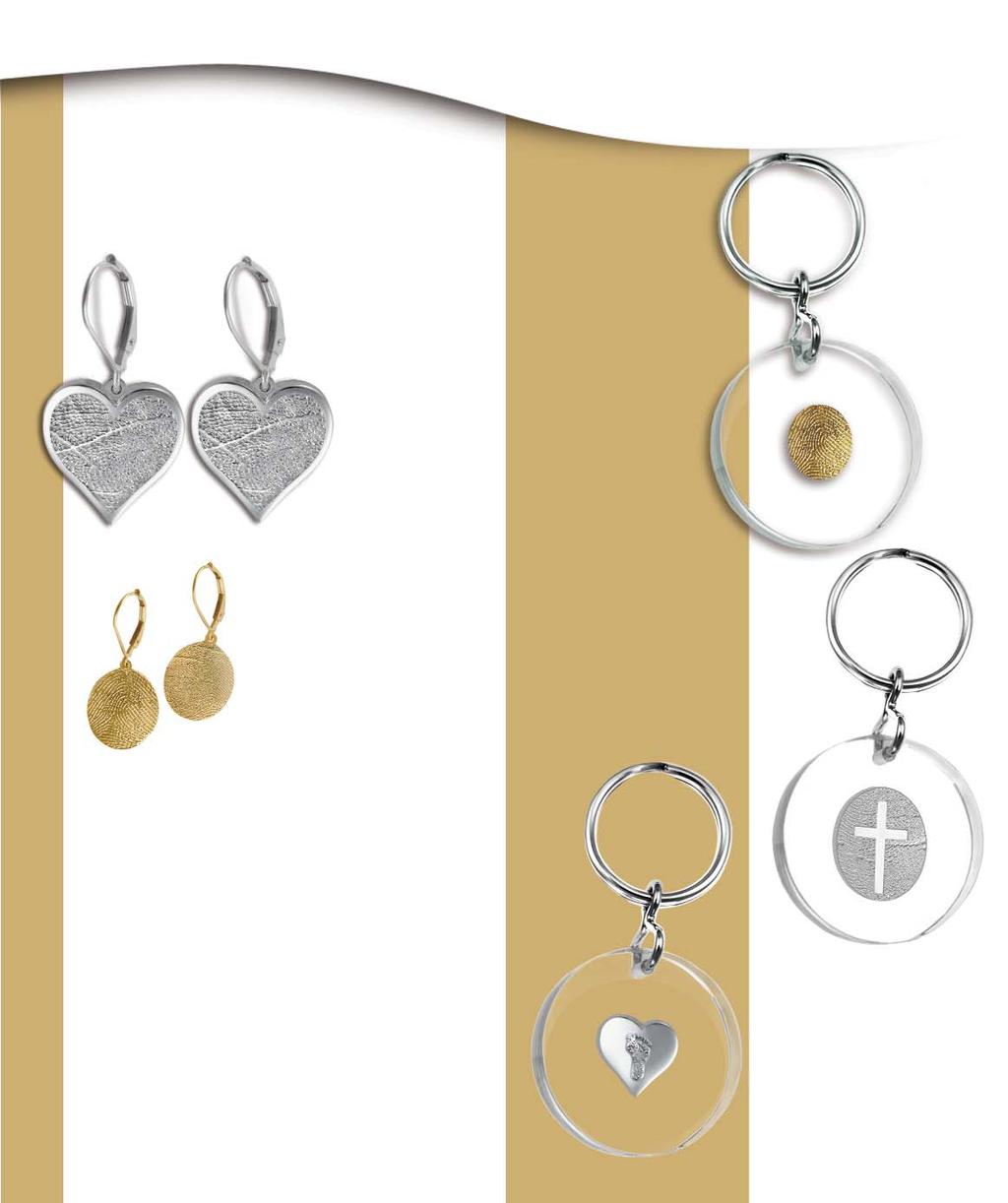 More For Her... Earrings Thumbies Standard or Heartfelt Charms hang freely from lever-back earrings. You can also add stones.