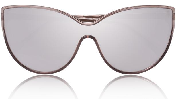 TORTOLS V3 IS A FULL SHIELD LENS STYLE WITH CONTRASTING FLAT METAL TEMPLES,