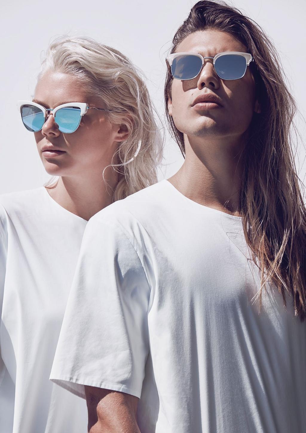 Setting the seasons trends, Seafolly offers a fun, fashion forward and innovative range eyewear, comprising bold statement colour, contrasting textures and hardware to