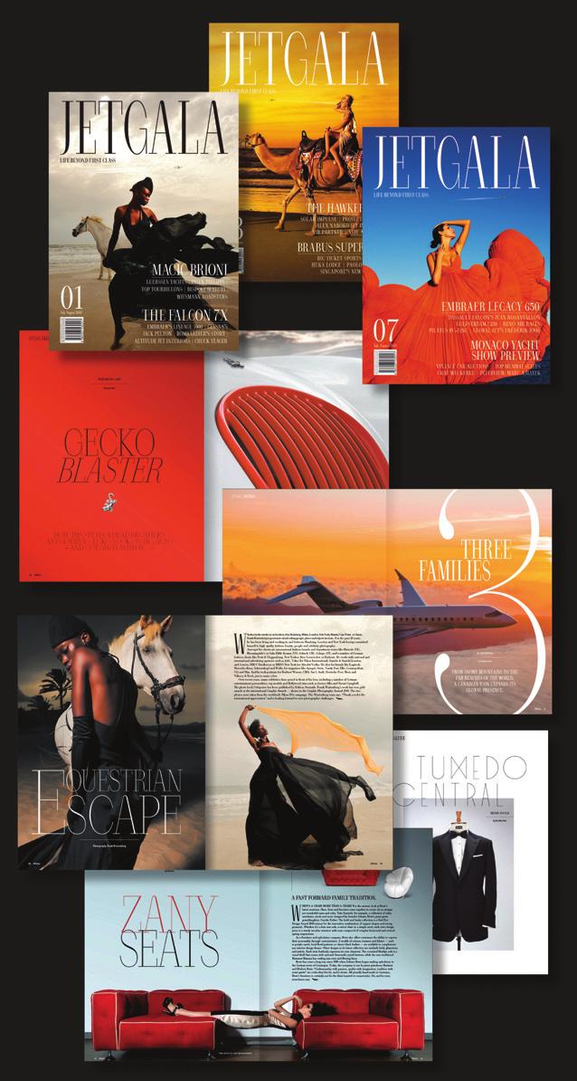 oriental media singapore jetgala magazine ~ Design logo, branding, masthead, typefaces, grid and 160 pages of bi-monthly luxury magazine for Asia-Pacific audience.