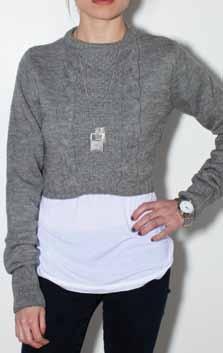WOMEN'S KNITS KNITS JANE sweater S1480 - HPS: 42cm - 40 Viscose /