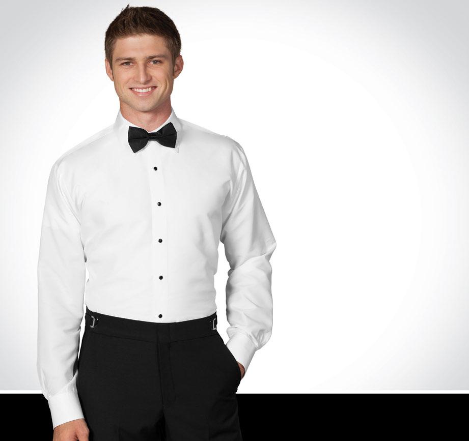 MICROFIBER FITTED SHIRTS Tailored Fit with a Luxurious Feel! The ideal choice for an athletic-built gentleman looking for fitted styling in a formal shirt.
