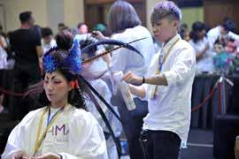 an outstanding hair show with the theme of