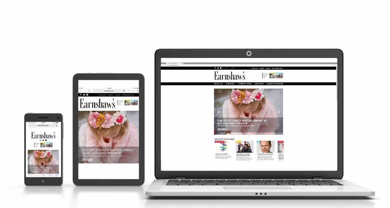 2018 Media Kit Earnshaws.com While print may be our bread and butter, 15,000 digital subscribers regularly engage with us via Earnshaw s website, email campaigns and social media. Earnshaws.com is the go-to source for daily news and information covering the children s fashion business.