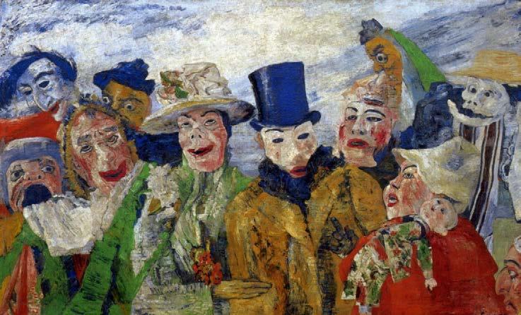June 10 through September 7, 2014 At the J. Paul Getty Museum, Getty Center The Intrigue, 1911 (Detail). James Ensor (Belgian 1860-1949). Image courtesy of the Royal Museum of Fine Arts Antwerp.