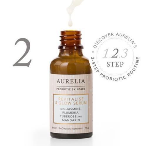 STEP 2: Apply a concentrated hit of probiotics using our This super-lightweight serum contains our highest concentration of probiotics and works to transform dull, polluted and fatigued skin, for an