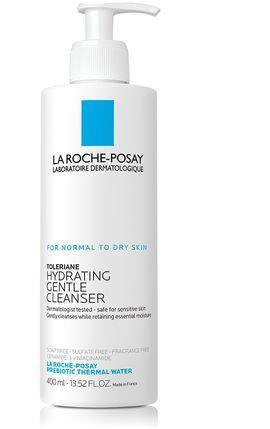 La Roche Posay Cleanser Body and Face mist Toleriane Hydrating Gentle Cleanser Daily face wash for normal to dry skin Cleanses skin of face and eye makeup, dirt, and impurities, while maintaining