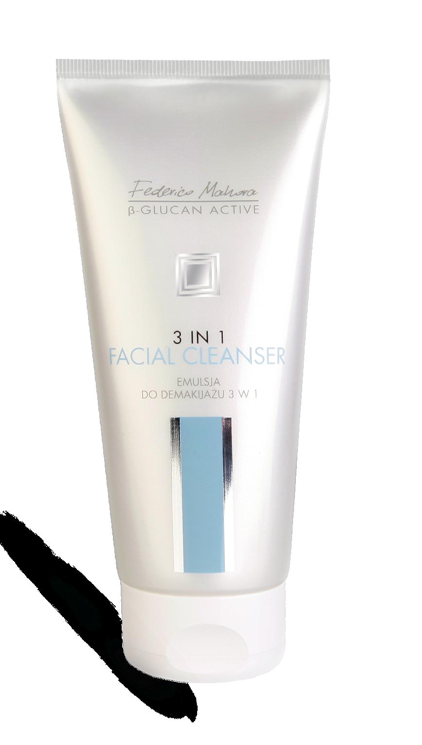 C O L L E C T I O N 3 in 1 Facial Cleanser β-glucan Active What functions does the Facial Cleanser combine?