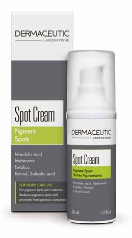 Helps reduce the appearance of pigment spots and decreases melanin content.