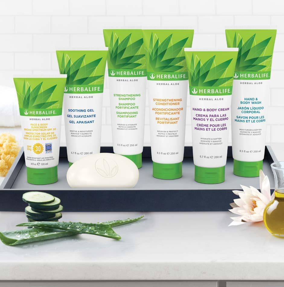 Cleanse, Moisturize and Rejuvenate Pamper your skin and hair with the benefits of Herbal Aloe.