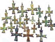 <Byzantine>20 Bronze crosses.