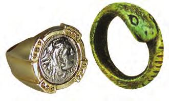 307-337 AD (¾ ); Sumerian bronze ring money.