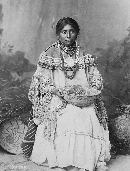 Native American culture Apache bride The indigenous peoples of the Americas have varying traditions related to weddings and thus wedding dresses.