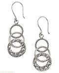 Cost: $39.00 Length: 2.25" Social Gathering Earrings W1311 French Wire Drops.