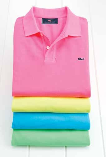 Neon: Start your day bright Men s slim-fit Neon Garment-Dyed polo (1K0415): 100% cotton. Imported. $79.50.