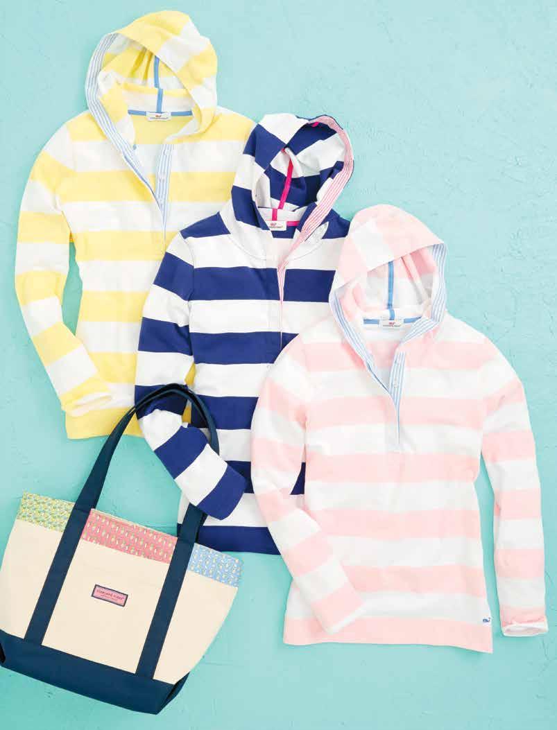 Ready, set, Sail RUGBY STRIPE HOODIE (K033): 93% cotton, 7% spandex jersey. Imported. $98.