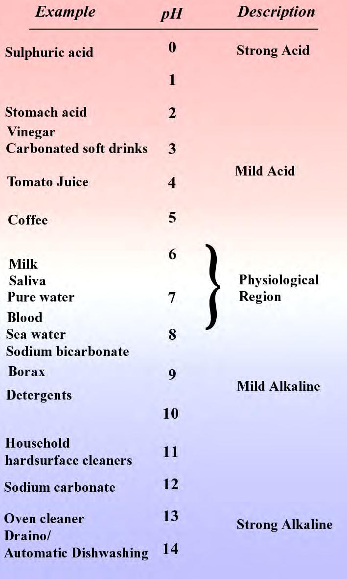 22 The ph Scale A mildly High or Low ph of a solution does not make it