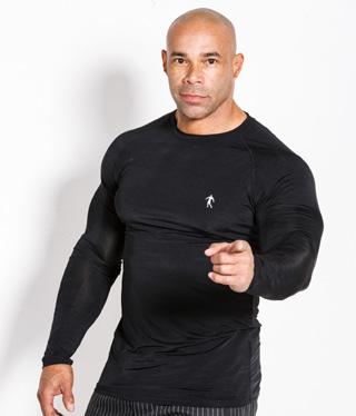 Long Sleeve 01 LM Compression black size: S, M, L, XL Slim-fitting elastic long sleeve top designed for