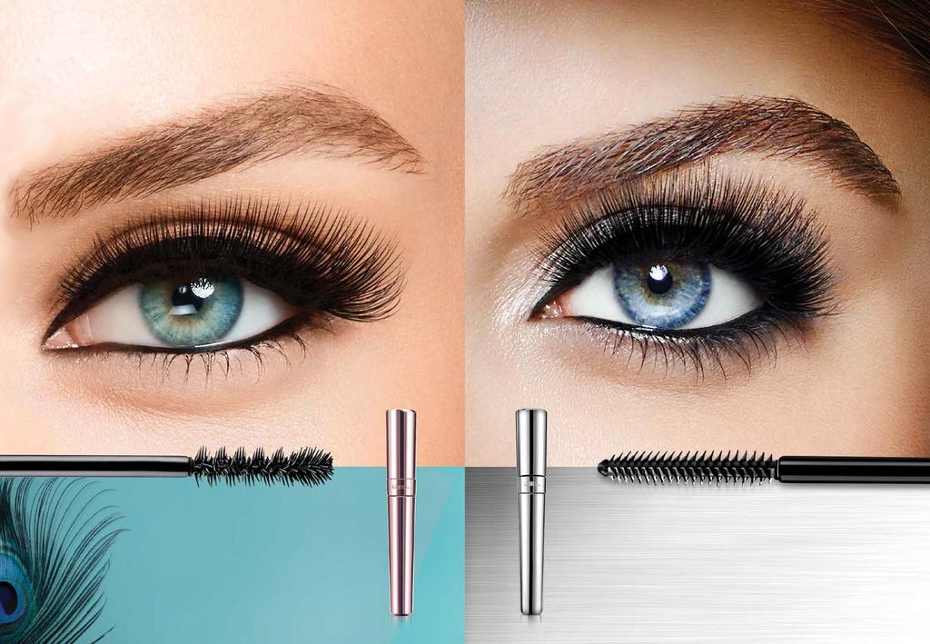 5 benefit mascara + Definition + Length + Curling effect + Volume + Repairing effect Extraordinary volume Ophthalmologically tested Hypoallergenic waterproof 18 Multi-shape brush The main part of the