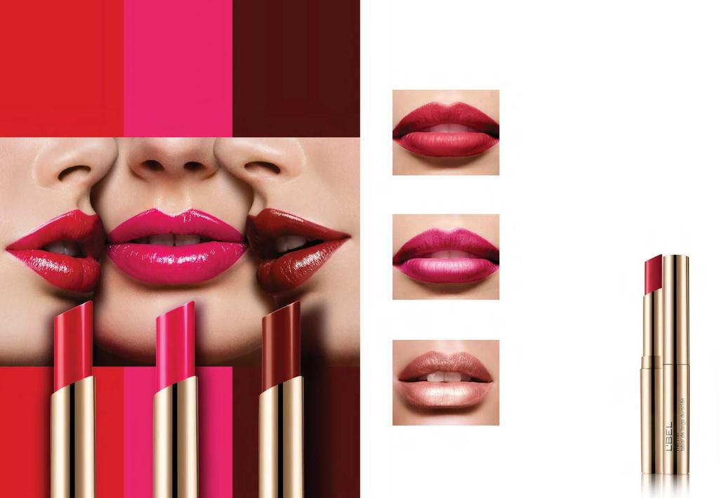 3 new shades with Lacquer** Luxe s inimitable intensity Discover Infini Lipstick s lovely and long-lasting array of luxurious colors and finishes that make your lips even more provocative.