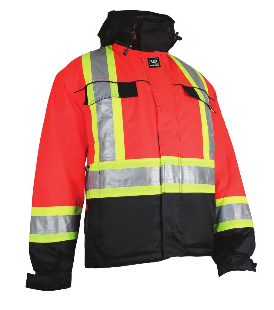 CSA COMPLIANT HIVIS + THERMAL WENAAS HIVIS QUILTED JACKET Model No.