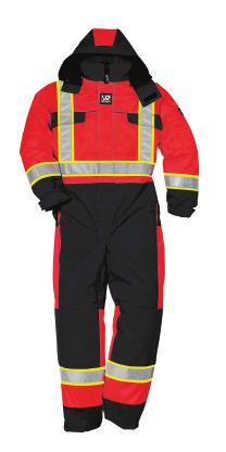 CSA COMPLIANT HIVIS + THERMAL WENAAS HIVIS QUILTED COVERALL