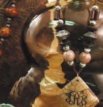 shown with 70mm x 50mm crème marble pendant P335 $25 e.