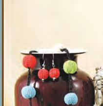 h. Red beaded earrings are a great complement to our bright necklace, and you will certainly find many other