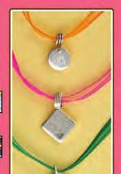 necklaces! Pre packed colors are shown below. m.