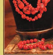 Our graduated Red Jade necklace NN428 $38 at 18 +2 is a best seller, and great paired with our