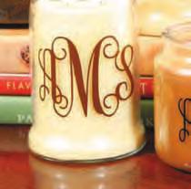 Match your home, your wedding or event, or create a classic look as shown that will fit into anyone s home! Who wouldn t love to receive a monogrammed candle?