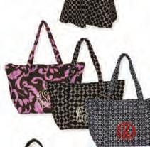) WC01SLING $32 Lauren WC02SLING $32 Heather WC03SLING $35 Caryn Zip Top Tote Quilted for extra protection, lined