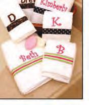 Ribbon Bath Towels 27 x 52, $31 Available in black polka dot, camouflage, or