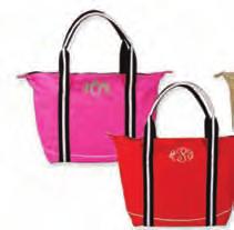 Sporty Stripe Tote Cheerful, sporty, clean, fun, and classic this tote fits the bill perfectly!