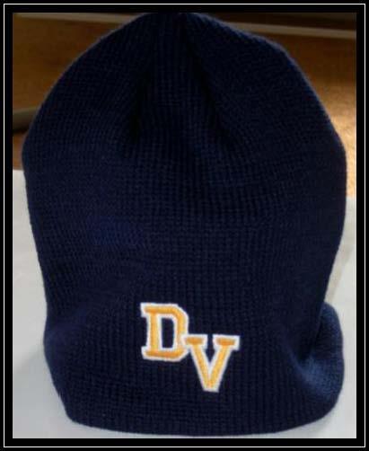 beanie with 2 color embroidery DV.