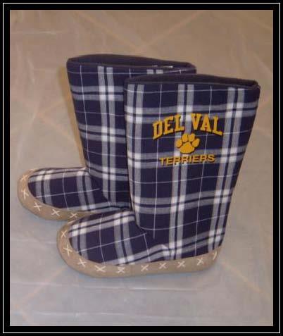 Outerwear: #Boots Boxercraft flannel navy & white boots with 2 color