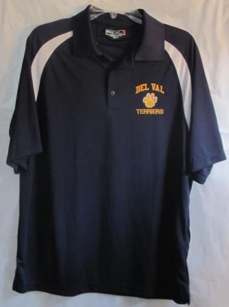 sport shirt with left chest embroidery $24 #M356 Harriton 100% polyester/moisture